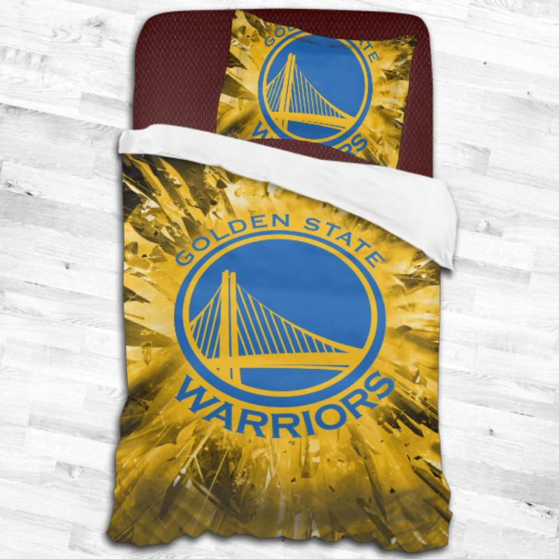 Golden State Warriors Logo Type 2443 Bedding Sets Sporty Bedroom Home Decor