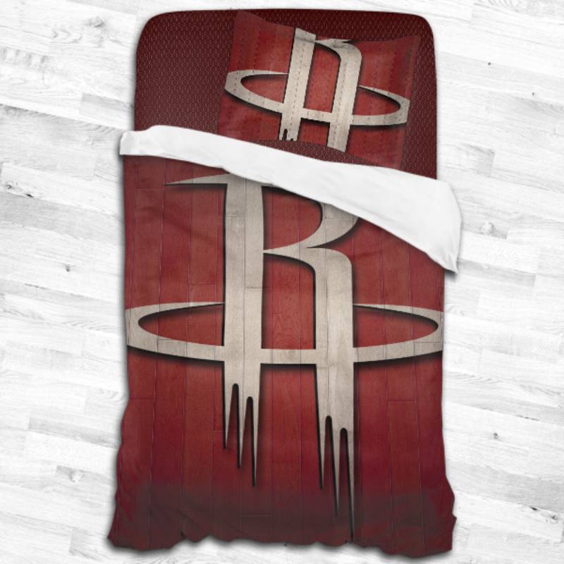 Houston Rockets Logo Type 2446 Bedding Sets Sporty Bedroom Home Decor