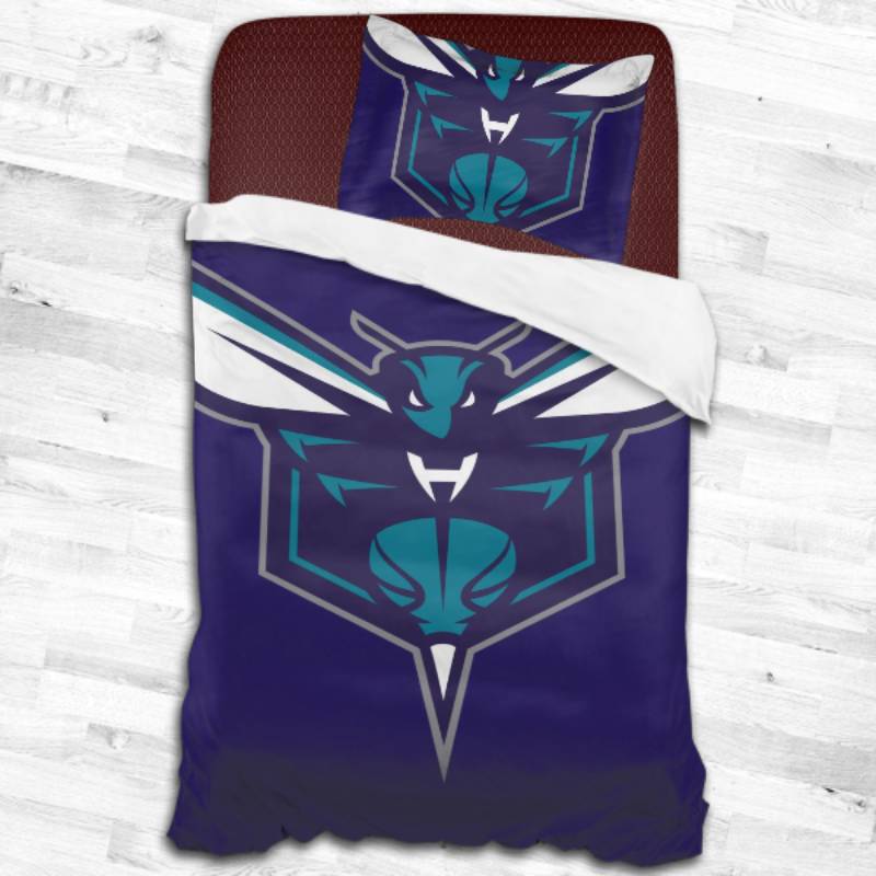 Nba Charlotte Hornets Logo Type 2456 Bedding Sets Sporty Bedroom Home Decor