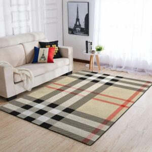 Burberry Area Luxury Fashion Brand Rug Area Carpet Door Mat Home Decor
