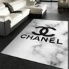 Chanel Area Luxury Fashion Brand Rug Area Carpet Door Mat Home Decor