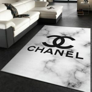Chanel Area Luxury Fashion Brand Rug Area Carpet Door Mat Home Decor