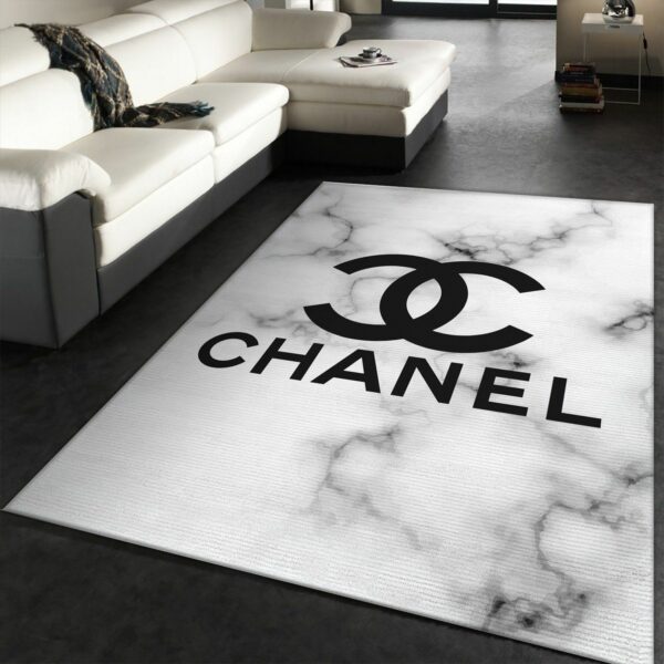 Chanel Area Luxury Fashion Brand Rug Area Carpet Door Mat Home Decor