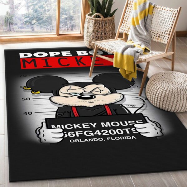 Supreme Mickey Moe Area For Christmas Kitchen Luxury Fashion Brand Rug Home Decor Area Carpet Door Mat