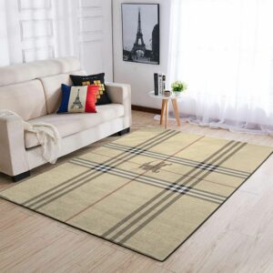 Burberry Area Luxury Fashion Brand Rug Area Carpet Door Mat Home Decor