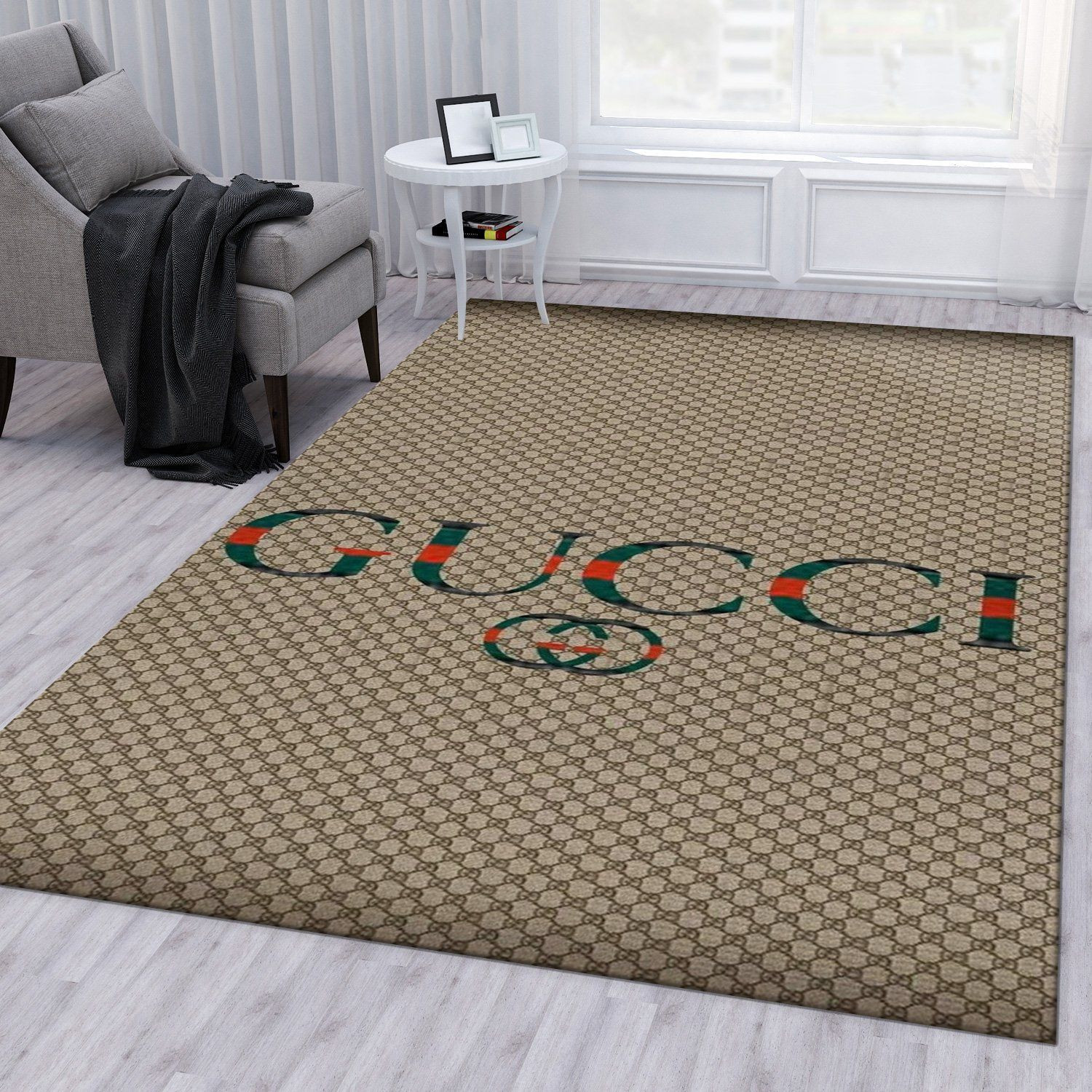 Gucci Area For Christmas Luxury Fashion Brand Rug Area Carpet Door Mat Home Decor