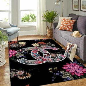Chanel Area The Luxury Fashion Brand Rug Area Carpet Home Decor Door Mat