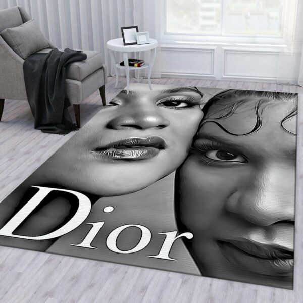 Dior Girl Bed Christmas Luxury Fashion Brand Rug Door Mat Area Carpet Home Decor