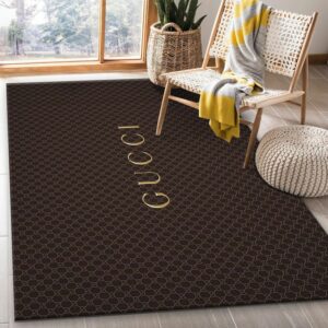 Fancy Gucci Area Fn Christmas The Luxury Fashion Brand Rug Area Carpet Home Decor Door Mat