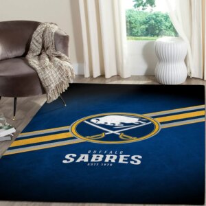 Buffalo Sabres Logo Nhl Fn Hockeys Custom Type 7083 Rug Home Decor Living Room Area Carpet