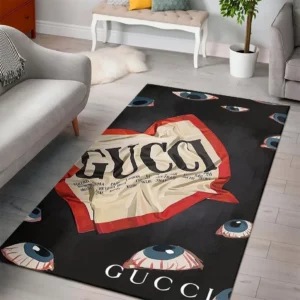 Gucci Eyes Mat Luxury Fashion Brand Rug Door Mat Home Decor Area Carpet