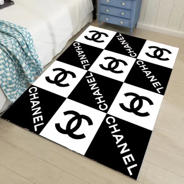 Chanel Luxury Fashion Brand Rug Area Carpet Home Decor Door Mat