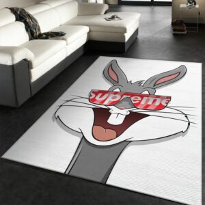 Dapper Bunny Supreme Area Luxury Fashion Brand Rug Area Carpet Door Mat Home Decor
