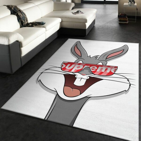 Dapper Bunny Supreme Area Luxury Fashion Brand Rug Area Carpet Door Mat Home Decor