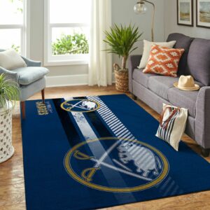 Buffalo Sabres Nhls Team Logo Type 7192 Rug Living Room Home Decor Area Carpet