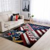 Columbus Blue Jackets Nhl Team Logo Mickey Us Type 7655 Rug Living Room Home Decor Area Carpet