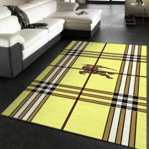 Burberry Area Christmas Luxury Fashion Brand Rug Door Mat Area Carpet Home Decor