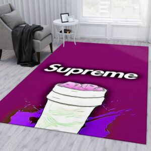 Supreme Splash Area For Bed Luxury Fashion Brand Rug Door Mat Area Carpet Home Decor