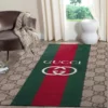 Gucci Signature Mat Luxury Fashion Brand Rug Home Decor Door Mat Area Carpet