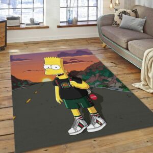 Gucci Ver Bed Luxury Fashion Brand Rug Door Mat Area Carpet Home Decor
