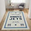 Winnipeg Jets Nhl Us Type 7925 Rug Area Carpet Home Decor Living Room