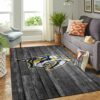 Nashville Predators Nhl Team Logo Grey Wooden Type 7932 Rug Area Carpet Living Room Home Decor