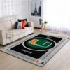 Miami Hurricanes Ncaas Team Logo Type 8064 Rug Living Room Home Decor Area Carpet