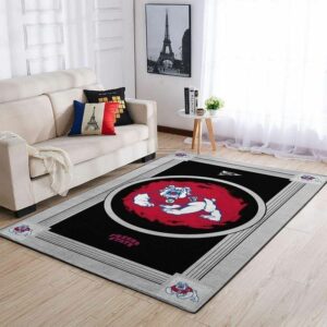 Fresno State Bulldogss Ncaa Football Basketball Team Logo Type 8175 Rug Home Decor Living Room Area Carpet