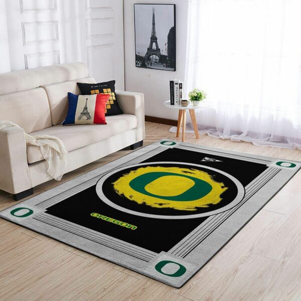 Oregon Ducks Ncaas Team Logo Type 8180 Rug Living Room Area Carpet Home Decor