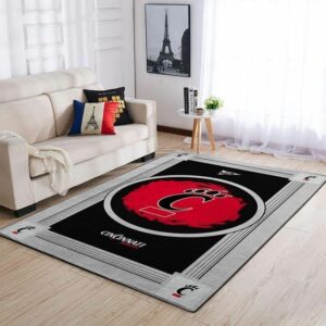 Cincinnati Bearcatss Ncaa Football Basketball Team Logo Type 8254 Rug Home Decor Area Carpet Living Room