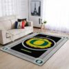 Oregon Duckss Ncaa Football Basketball Team Logo Type 8324 Rug Home Decor Living Room Area Carpet