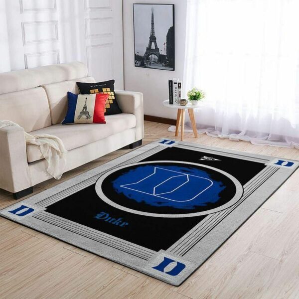 Duke Blue Devils Ncaa Team Logos Type 8339 Rug Home Decor Living Room Area Carpet