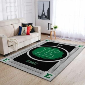 Eastern Michigan Eagles Ncaa Team Logos Type 8343 Rug Living Room Area Carpet Home Decor