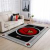 Louisville Cardinals Ncaa Team Logo Nice Type 8366 Rug Area Carpet Home Decor Living Room