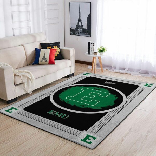 Eastern Michigan Eagles Ncaa Team Logo Nice Type 8371 Rug Home Decor Area Carpet Living Room