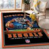 Cincinnati Bengals Ncaa Team Logos Type 8395 Rug Area Carpet Living Room Home Decor